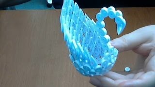 How to make 3d quilling swan part1 [upl. by Neened]