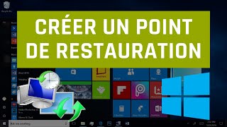 Comment créer un point de restauration du système sous Windows 10 [upl. by Nedrob]