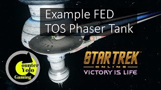 Example TOS Phaser Tank Build  Star Trek Online Survivability [upl. by Ramilahs512]