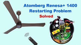 BLDC Ceiling Fan Repair  Atomberg Renesa [upl. by Aicaca]