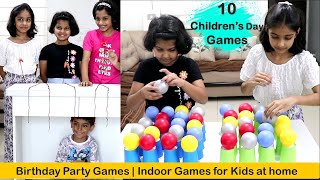 10 Childrens day Games  Games for Kids  Birthday party games  Indoor games for Kids 2024 [upl. by Ahsaekal]