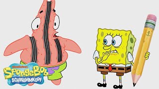 SpongeBob  KritzelBob kehrt zurück  Die besten KritzelBobMomente  SpongeBob Schwammkopf [upl. by Liggett]