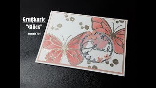 Grußkarte quotGlückquot  Polychromos  Stampin Up  Creative Depot  DIY [upl. by Ivz]