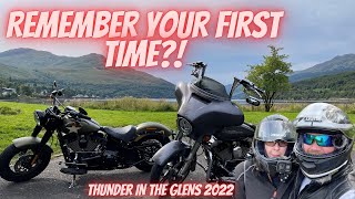 Thunder in the Glens 2022 First Timers Harley Davidson [upl. by Margherita901]