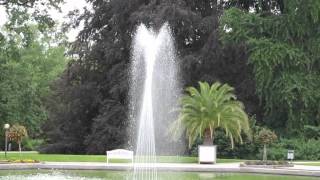 Wasserspiele Springbrunnen im Palmengarten Frankfurt a M [upl. by Cesya]