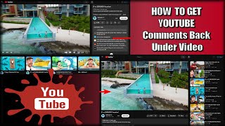 How to get Youtube comments Back under the Video Change Youtube layout for Chrome and Firefox [upl. by Llirrem]