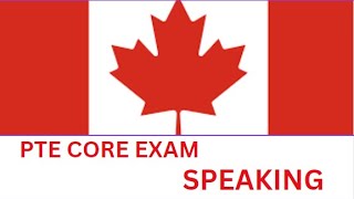 PTE CORE EXAM SPEAKING SECTION [upl. by Aerbua192]