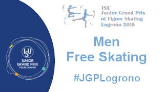 2015 ISU Junior Grand Prix Logroño Men Free Skate [upl. by Auhsohey]