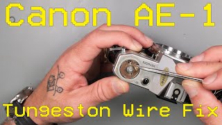 Canon AE1 Shutter Dial and ASA fix [upl. by Lorrimer]