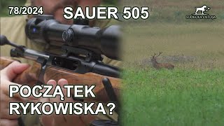 Początek rykowiska Sauer 505  SUDECKA OSTOJA 782024 [upl. by Kenzi834]