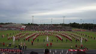 Crestview High School  The Big Red Machine  PreGame 83024 [upl. by Akimahc67]