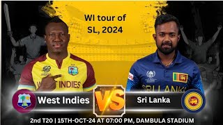 Sri Lanka vs West Indies 2nd T20 Match Prediction WI vs SL wivssl [upl. by Ennaecarg712]