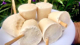 How To Make Ghanaian Coconut Ice Cream Abele Walls  Popsicles abele popsicle popsiclerecipe [upl. by Akemak]