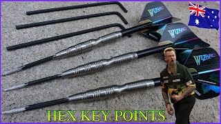 I Made SIMON WHITLOCK Hex Key Darts Points [upl. by Luanni]