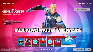 Fortnite live playing with subscribers [upl. by Naasah]