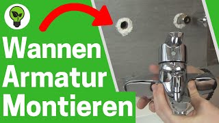 Badewannenarmatur Montieren âœ… TOP ANLEITUNG Wie Wannenarmatur amp Wasserhahn mit Brause Einbauen [upl. by Anahpos328]