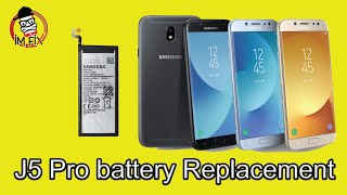 Samsung Galaxy J5pro SMJ530F Battery ReplacementBattery change [upl. by Swart524]