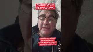 Cantando otro fracaso más de TInelli menos mal que lo conduce sino se quema más de lo que está [upl. by Lybis]