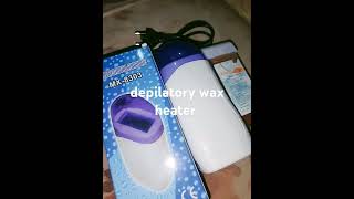 depilatory wax machine  wax heater  Anam Nawaz beauty zone [upl. by Adoh]