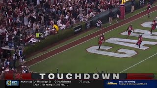 South Carolina 100 Yard Kick Return TD vs Texas AampM  2022 College Football [upl. by Ajnos771]