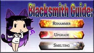 Danmemo Blacksmith Rehammer Upgrade and Smelting Guide [upl. by Kubis]