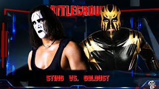 WWE 2K16 Single  Sting vs Goldust [upl. by Standford572]