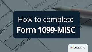 How to Complete Form 1099 MISC  Independent Contractors Tax Tutorial [upl. by Ahsined938]