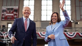 Kamala Harris Rakes In Endorsements After Biden Ends Bid for ReElection  WSJ News [upl. by Kiefer]