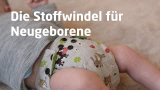 Die Neugeborenen Windel der WindelManufaktur Stoffwindeln [upl. by Letram]