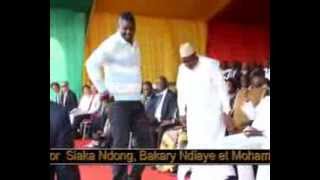 Visite de Macky Sall à Ziguinchor Balla Gaye en guest star [upl. by Eiramanitsirhc]