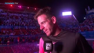 Del Potro delighted with first 500 title since 2013  Acapulco 2018 [upl. by Jewelle644]