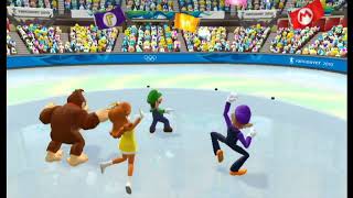 Mario amp Sonic at the Olympic Winter Games  Short Track Relay 151 Team Luigi [upl. by Nigam774]