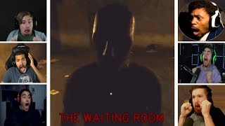 Lets Players Reaction To The Waiting Room Jumpscares  The Waiting Room [upl. by Ednihek]