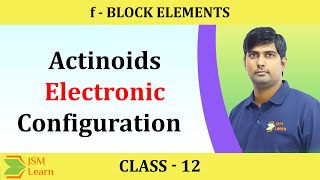 Actinoids Electronic Configurations Easy Trick [upl. by Ressan]