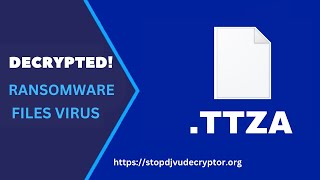 How to Decrypt Ttza  Virus Files  Remove Ttza Ransomware Virus  TTZA Decryptor [upl. by Ranita]