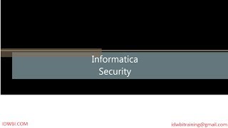 Informatica LDAP Set Up User Access Groups Roles Permissions [upl. by Ahlgren]