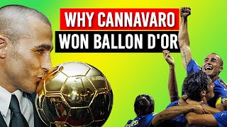 The Surprise Reason Why Fabio Cannavaro Won 2006 Ballon Dor [upl. by Hofstetter]