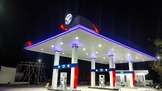 HPCL canopies made by Baba Enterprises petrolpump canopies siteworks construction contractors [upl. by Patrick]