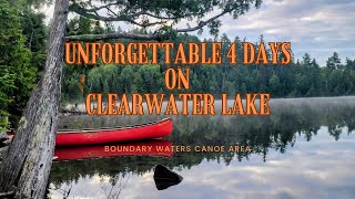 Unforgettable 4 days on Clearwater Lake BWCA in our Esquif Prospecteur 15 [upl. by Lazos]