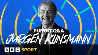 Goals celebrations amp Germanys missing number 9 Jurgen Klinsmann QampA  BBC Sport [upl. by Etiuqal]