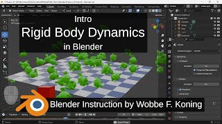 Intro Rigid Body Dynamics in Blender [upl. by Aranaj]