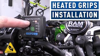 Oxford quotHeaterzquot Heated Motorcycle Grips  FULL INSTALLATION  TwistedThrottlecom [upl. by Neelik]