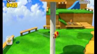 Super Mario 3D World Walkthrough Part 1 Cat Scratch Fever [upl. by Eadith894]