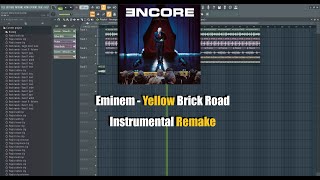 Eminem  Yellow Brick Road Intrumental Remake Fl Studio [upl. by Aisyram58]