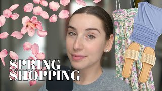 ASMR Shopping for Spring Clothes Pure Whispering [upl. by Renmus]