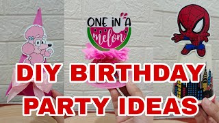 DIY BIRTHDAY PARTY IDEAS  DIY PARTY FAVORS [upl. by Virnelli]