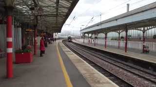 LMS Royal Scot 46115 Scots Guardsman at Penrith Railway Station [upl. by Swec]