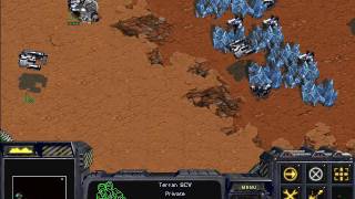 StarCraft Brood War  Terran  Mission 5a  Emperors Fall Ground Zero [upl. by Lleon]