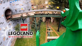 The Dragon 4K Front Seat POV  LEGOLAND Windsor Resort [upl. by Jc]