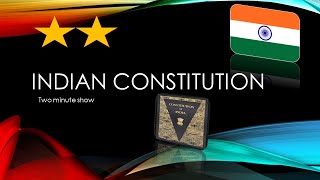 Indian constitution complete explain two minute show on the daily basic [upl. by Junko164]